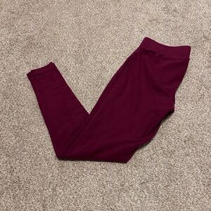 Torrid Maroon Leggings